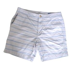 Vineyard Vines Mens Striped Breaker Shorts Size 32 Cotton Blend Casual